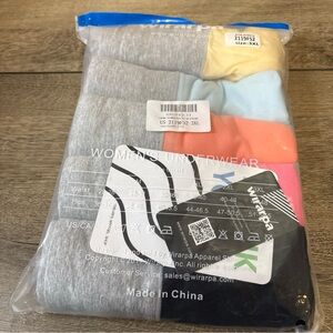 Wirarpa Women’s Cotton Underwear Panties Size 3XL Style 2104 Multi-Pack New